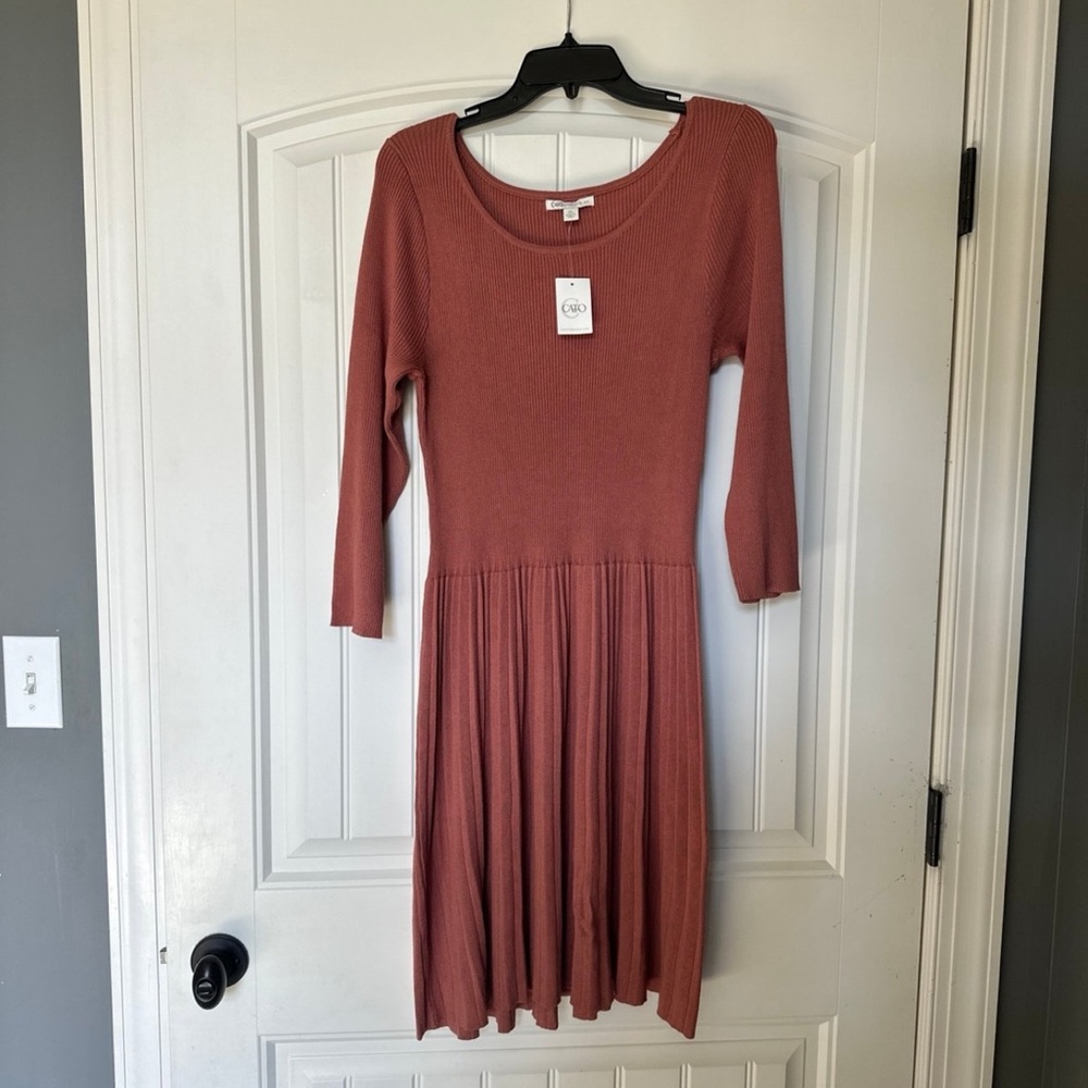 Mauve Knit Dress From CATO Size XL